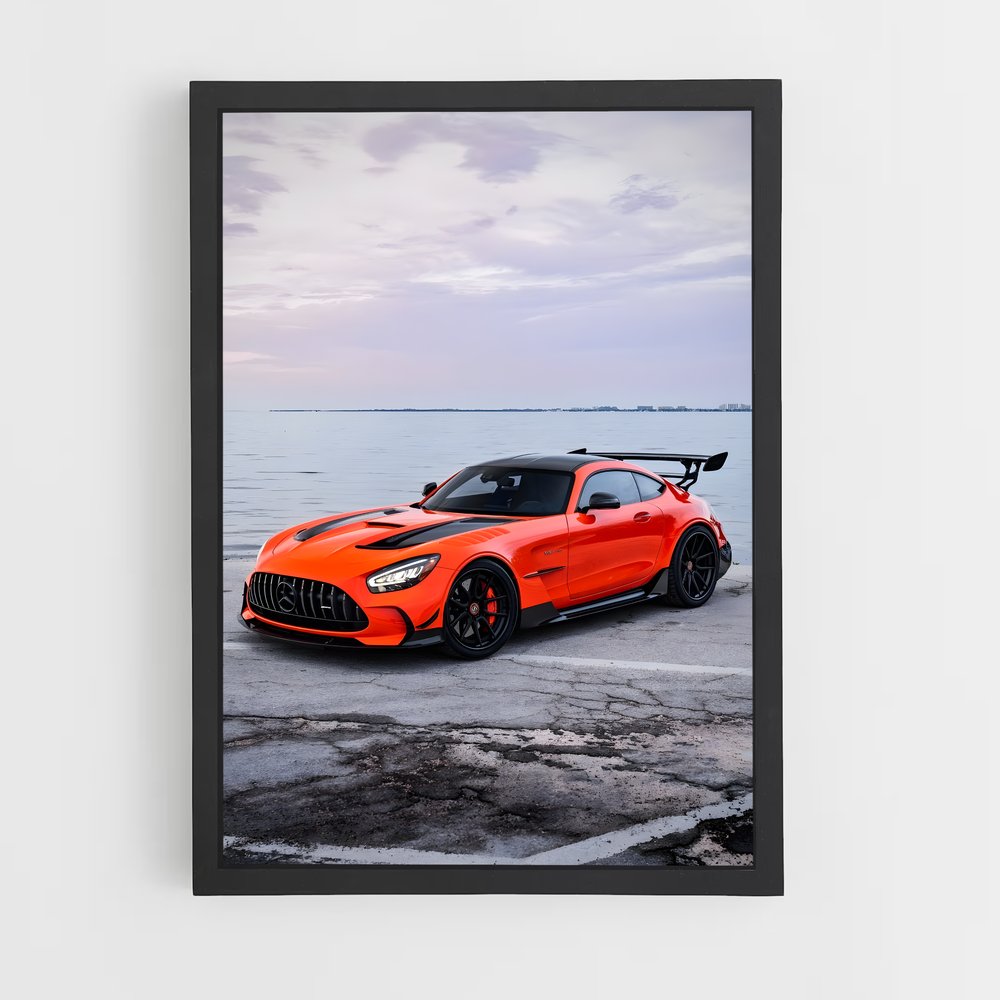 Poster Surf & Speed – affiche Mercedes (vue 2)